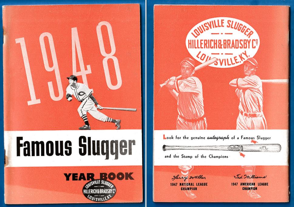  1948 Famous Slugger Year Book (64 pages) Baseball cards value