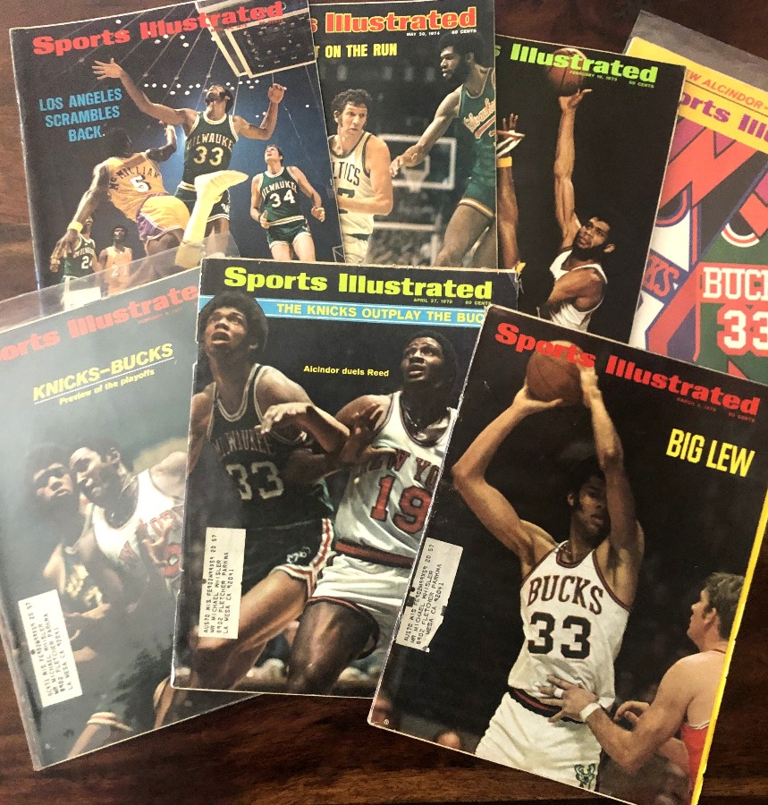  Kareem Abdul-Jabbar - Sports Illustrated (1970-1974) - Lot (7) different Baseball cards value