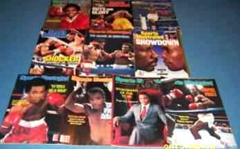   Boxing - Sports Illustrated - Lot (9) -All Sugar Ray Leonard/Hagler/Duran Baseball cards value