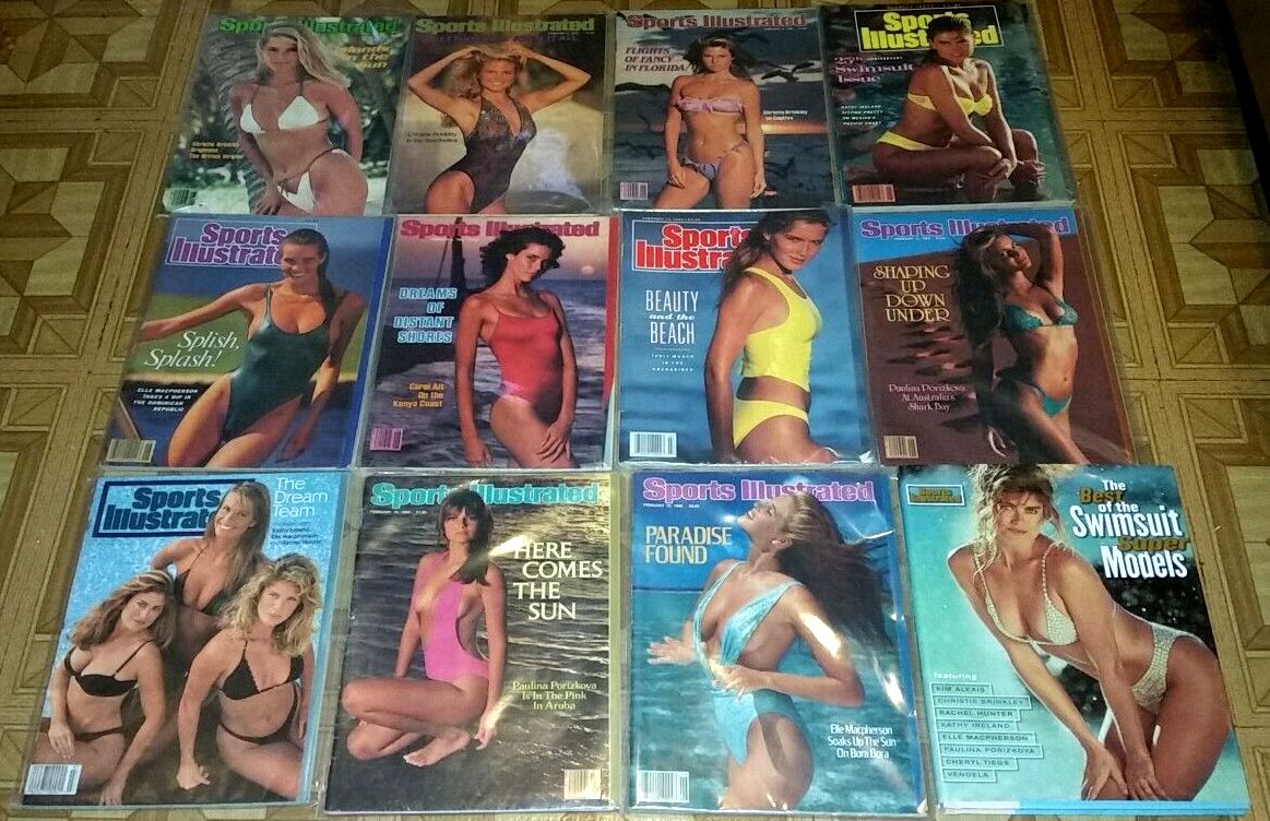    SWIMSUIT Issues - Sports Illustrated (1968-1977) - Run/Lot of (10) Baseball cards value