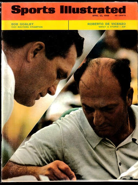Sports Illustrated (1968/04/22) - De Vicenzo cover [GOLF] Baseball cards value