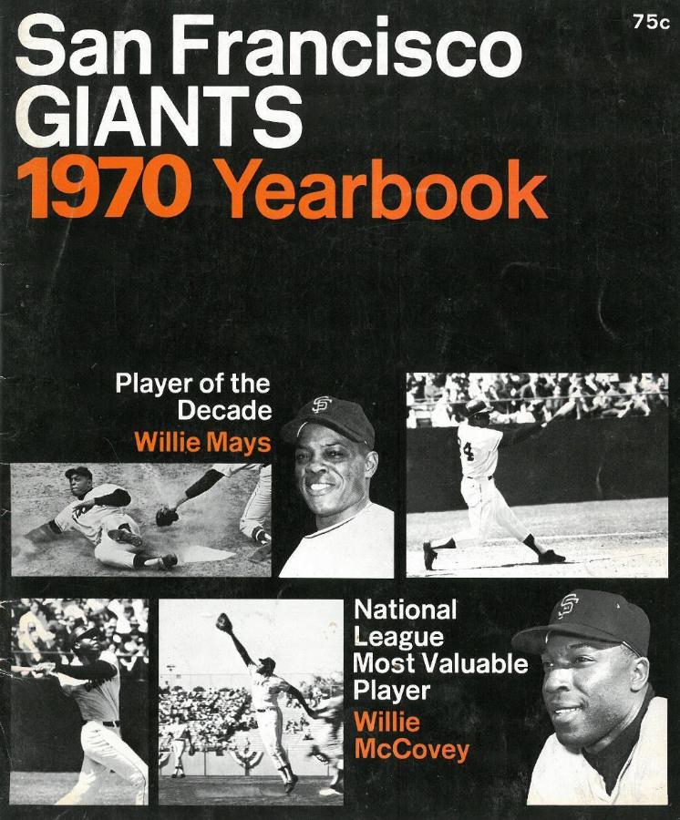  1970 San Francisco Giants Yearbook Baseball cards value