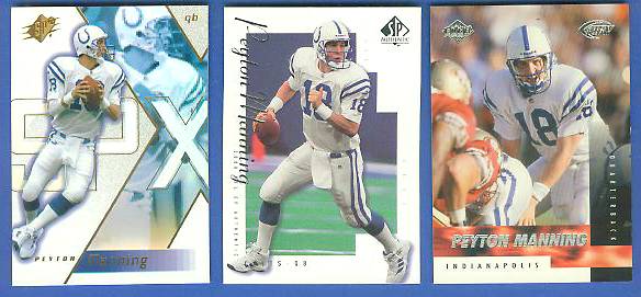 Peyton Manning - 2000 SPx #18 PROMO Baseball cards