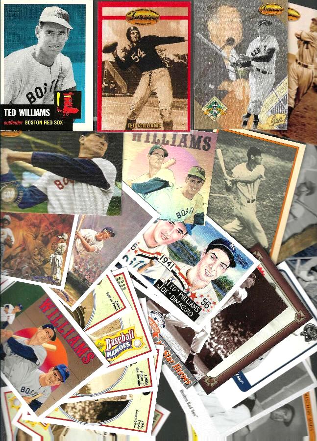 Ted Williams - Lot of (29) different - Mostly oddball & retro cards Baseball cards value