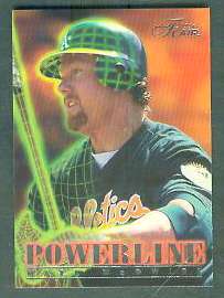 1996 Flair - POWERLINE - Complete 10-card Insert Set Baseball cards value