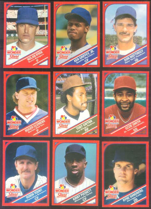 1990 Wonder Bread Stars #16 Nolan Ryan Baseball cards value