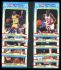 1988-89 Fleer  Basketball - Near Complete Sticker Set (10/11)
