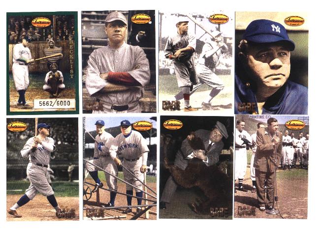 1994 Ted Williams Co. - BABE RUTH 'Trade for Babe Ruth' SET (9 cards) Baseball cards value