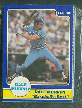  Dale Murphy - 1986 Star Company Complete 24-card set (Braves) Baseball cards value