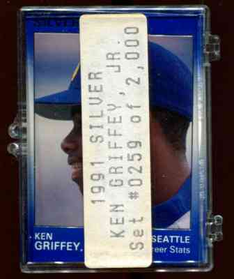  Ken Griffey Jr - 1991 Star Company SILVER Complete Set (Mariners) Baseball cards value