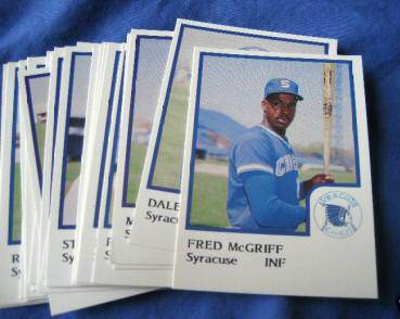  1986 ProCards SYRACUSE CHIEFS - Complete TEAM SET (27) Minor League Baseball cards value