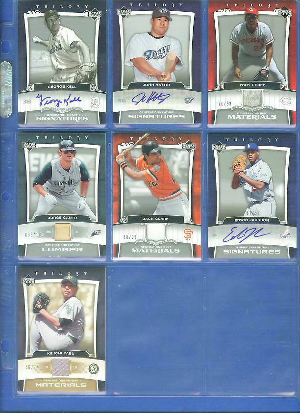 2005 Upper Deck Trilogy - George Kell SILVER AUTOGRAPH Baseball cards value