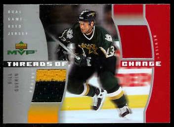 Bill Guerin - 2003-04 UD MVP 'Threads' #TC2 DOUBLE GAME-USED JERSEY Hockey cards value