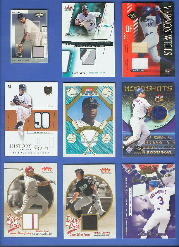 Vernon Wells - 2003 Leaf Limited 'TNT' COMBO GAME-USED BAT & JERSEY Baseball cards value