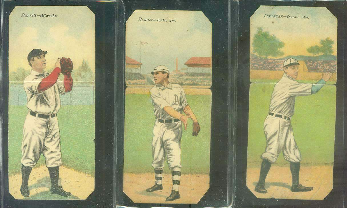 1911 Mecca Double Folders T201 #xx Chief Bender/Reuben Oldring Baseball cards value