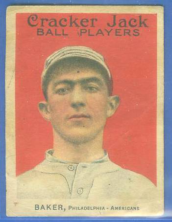 1914 Cracker Jack #.2 Frank 'Home Run' Baker (HALL-OF-FAMER !!!) Baseball cards value