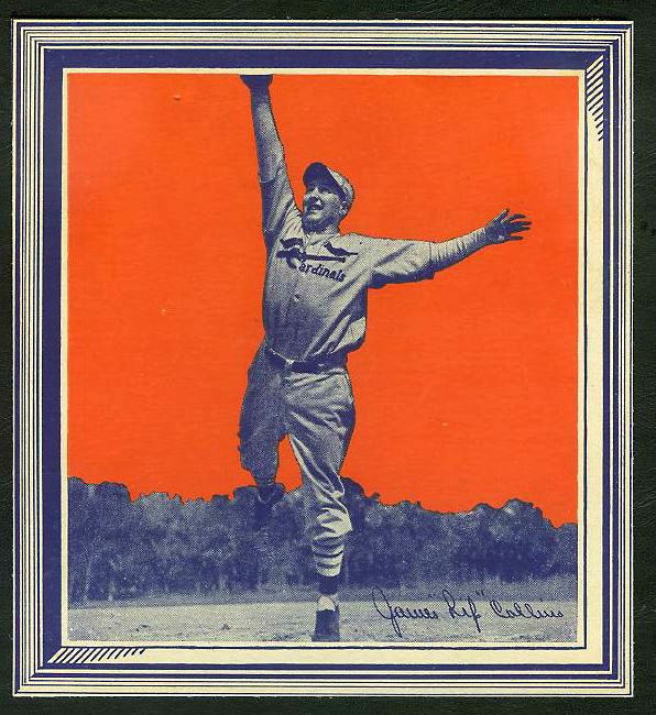 1935 Wheaties - James 'Rip' Collins WITH FRAME !!! Baseball cards value