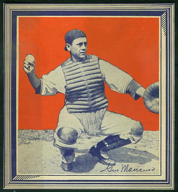 1935 Wheaties - Gus Mancuso WITH FRAME !!! Baseball cards value