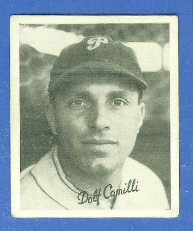 1936 Goudey B/W #.5 Dolph Camilli (Phillies) Baseball cards