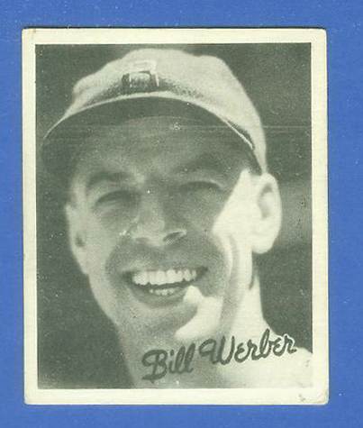 1936 Goudey B/W #25 Bill Werber (Red Sox) Baseball cards value