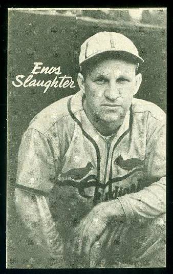 1947 Homogenized Bond Bread - Enos Slaughter (Cardinals) Baseball cards value