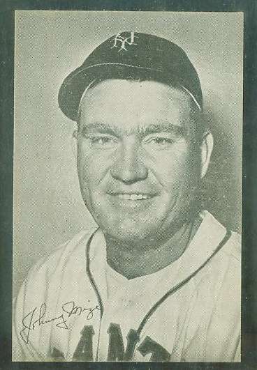 1947 Homogenized Bond Bread - Johnny Mize (Giants) Baseball cards value