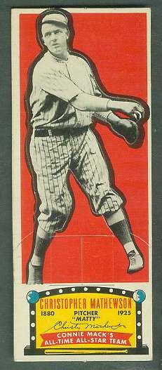 1951 Topps Connie Mack's All-Stars - Christy Mathewson (Giants) Baseball cards value