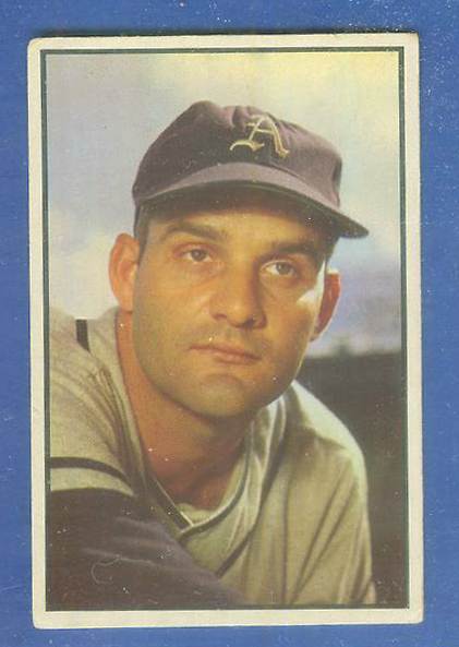 1953 Bowman Color #.38 Harry Byrd (Philadelphia A's) Baseball cards value