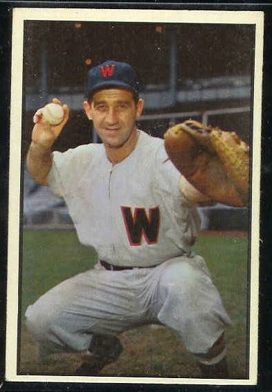 1953 Bowman Color #.77 Mickey Grasso (Senators) Baseball cards value