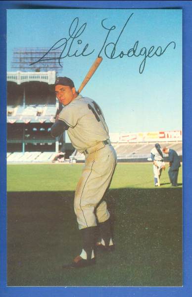 1953-55 Dormand #129 Gil Hodges SCARCE SHORT PRINT (Brooklyn Dodgers) Baseball cards value