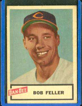 1954 Dan Dee #.6 Bob Feller (Indians) Baseball cards value