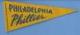 1954  Philadelphia PHILLIES 5-1/2 inch PENNANT [#a]