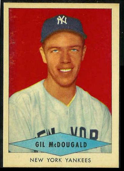 1954 Red Heart - Gil McDougald SHORT PRINT [#a] (Yankees) Baseball cards value