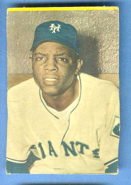 1954 Stahl-Meyer - WILLIE MAYS (Giants) Baseball cards value