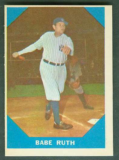 1960 Fleer #..3 Babe Ruth (Yankees) Baseball cards value