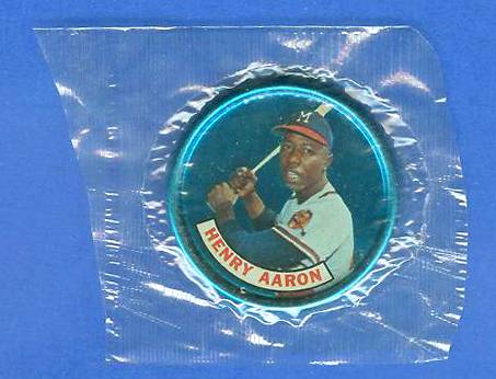 1965 Old London - HANK AARON - Still SEALED in original CELLOPHANE !!! Baseball cards value