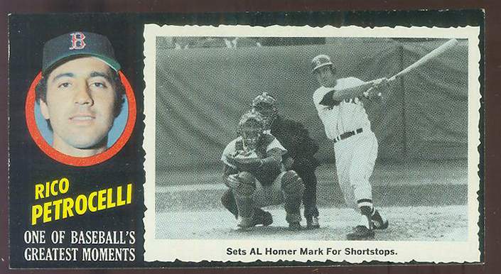 1971 Topps Greatest Moments #39 Rico Petrocelli (Red Sox) Baseball cards value