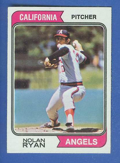 1974 Topps #.20 Nolan Ryan [#a] (Angels) Baseball cards value