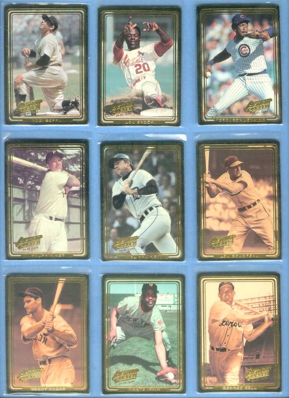  Lou Brock - 1992 Action Packed 24-KARAT GOLD #.2G Baseball cards value