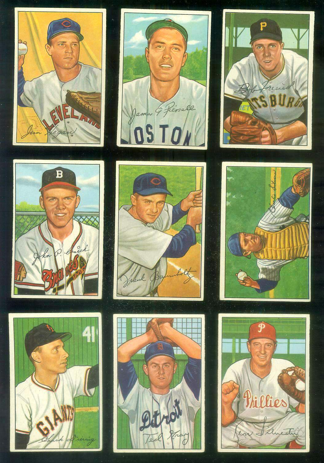 1952 Bowman #199 Ted Gray (Tigers) Baseball cards