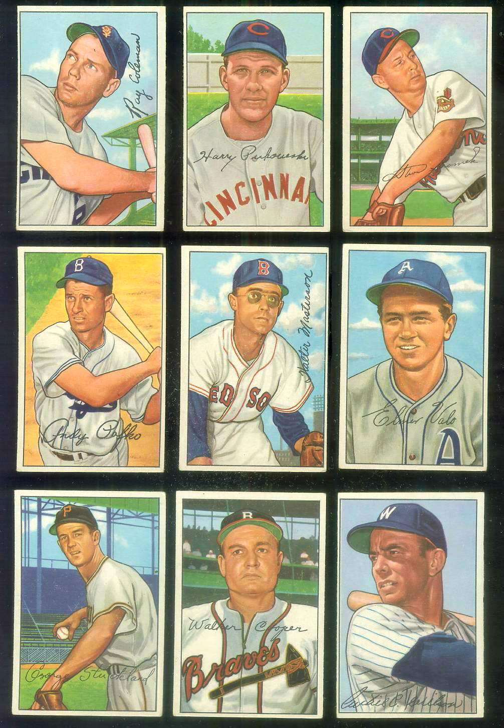 1952 Bowman #203 Steve Gromek (Indians) Baseball cards
