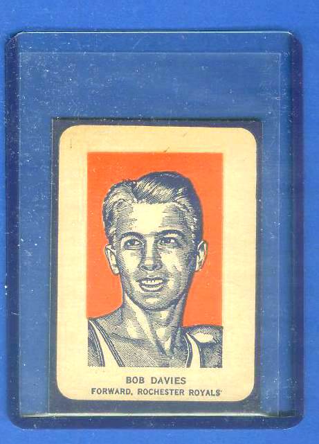 1952 Wheaties # 6A Bob Davies PORTRAIT (Basketball) Baseball cards value