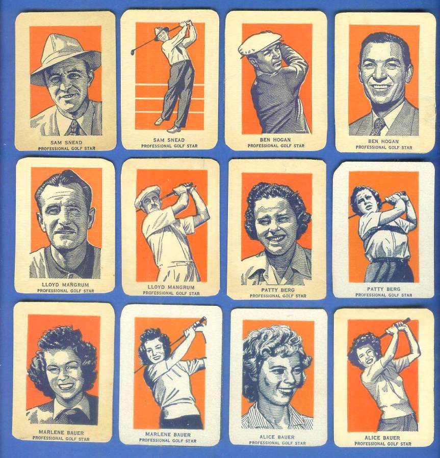 1952 Wheaties #14A Ben Hogan PORTRAIT GOLF Baseball cards