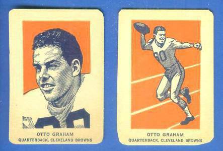 1952 Wheaties #13B Otto Graham ACTION [#a] (Football) Baseball cards value