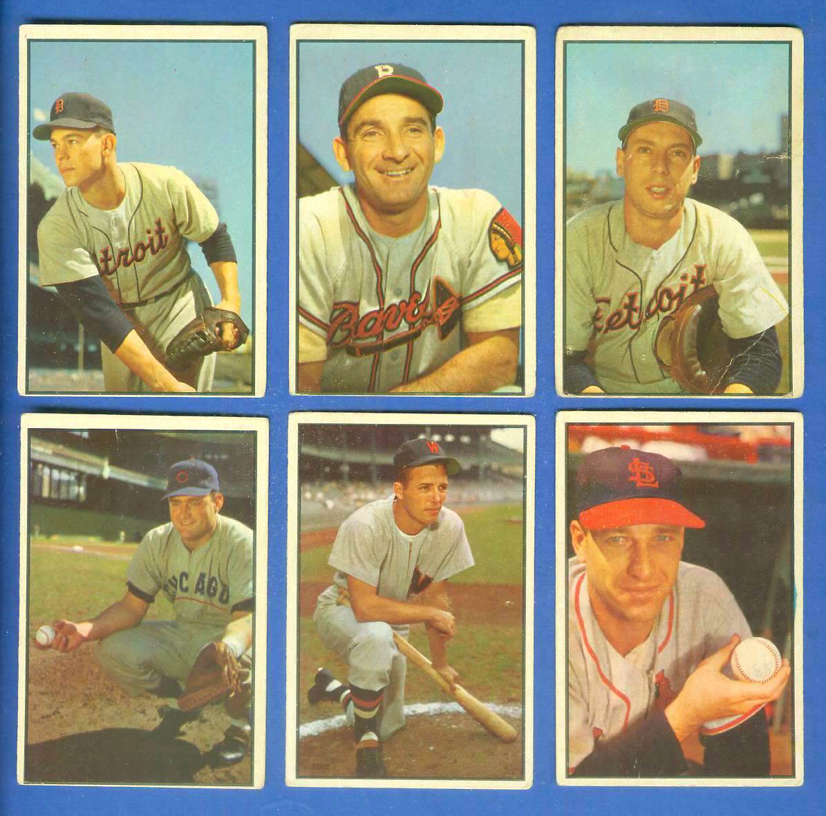 1953 Bowman Color #..6 Joe Ginsberg (Tigers) Baseball cards