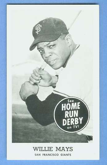 Willie Mays - 1959 HOME RUN DERBY (Giants) Baseball cards value