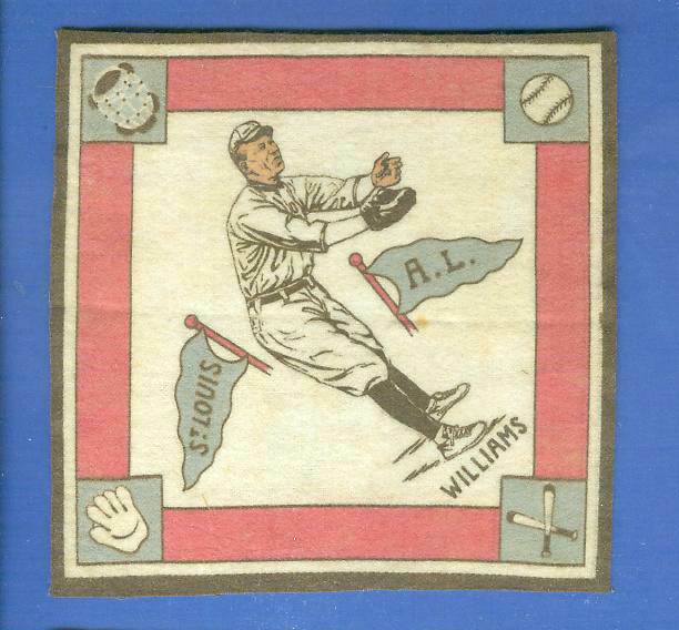 1914 B18 Blankets #37A Gus Williams (red paths) (Cardinals) Baseball cards value