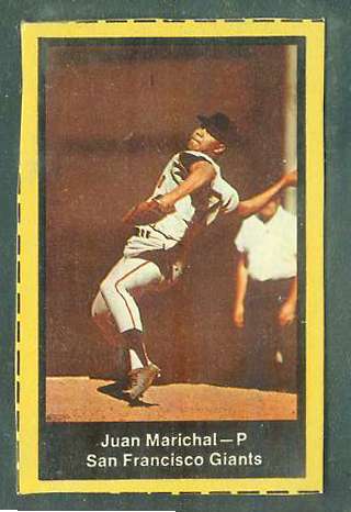  1969 Nabisco Flakes - Juan Marichal [thick border variation] (Giants) Baseball cards value