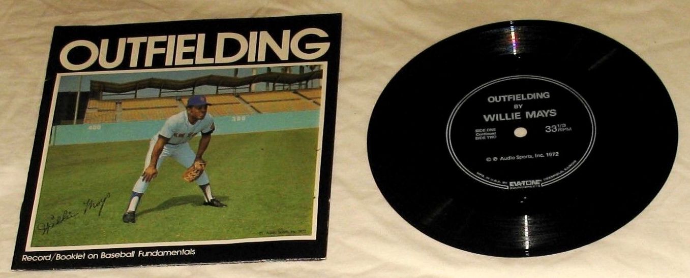 1972 Audio Sports WILLIE MAYS - Record/Booklet (Outfielding) (Mets) Baseball cards value