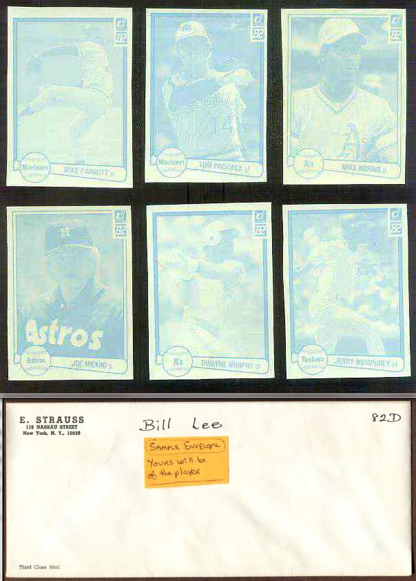 1982 Joe Niekro - 1982 Donruss RARE Blue Color Paper PROOF (Astros) Baseball cards value